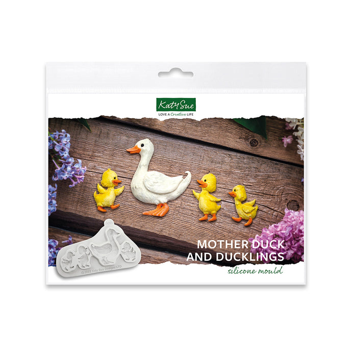 C&D - Mother Duck and Ducklings Silicone Mold for cake decorating and crafts