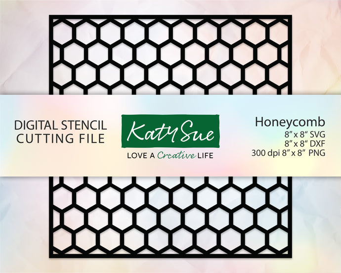 Honeycomb Stencil | Digital Cutting File